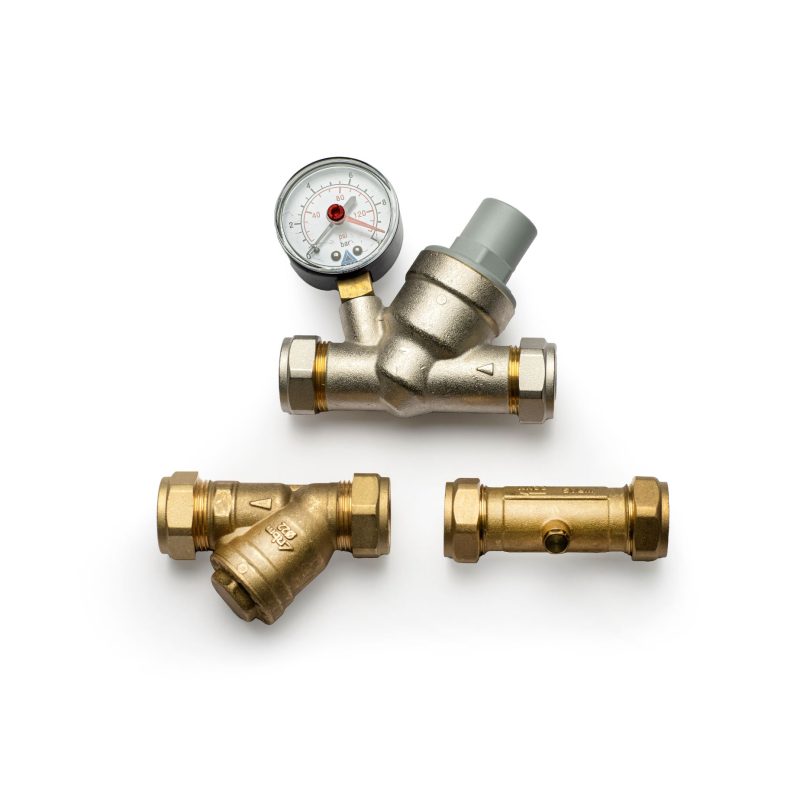 Upstream Kit 22mm (Inline Filter, Double Check Valve, Pressure Reducing Valve)